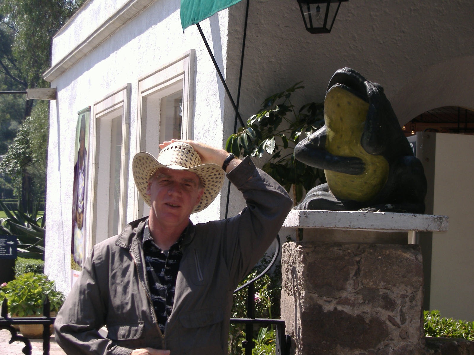 John Jenkinson with Frog